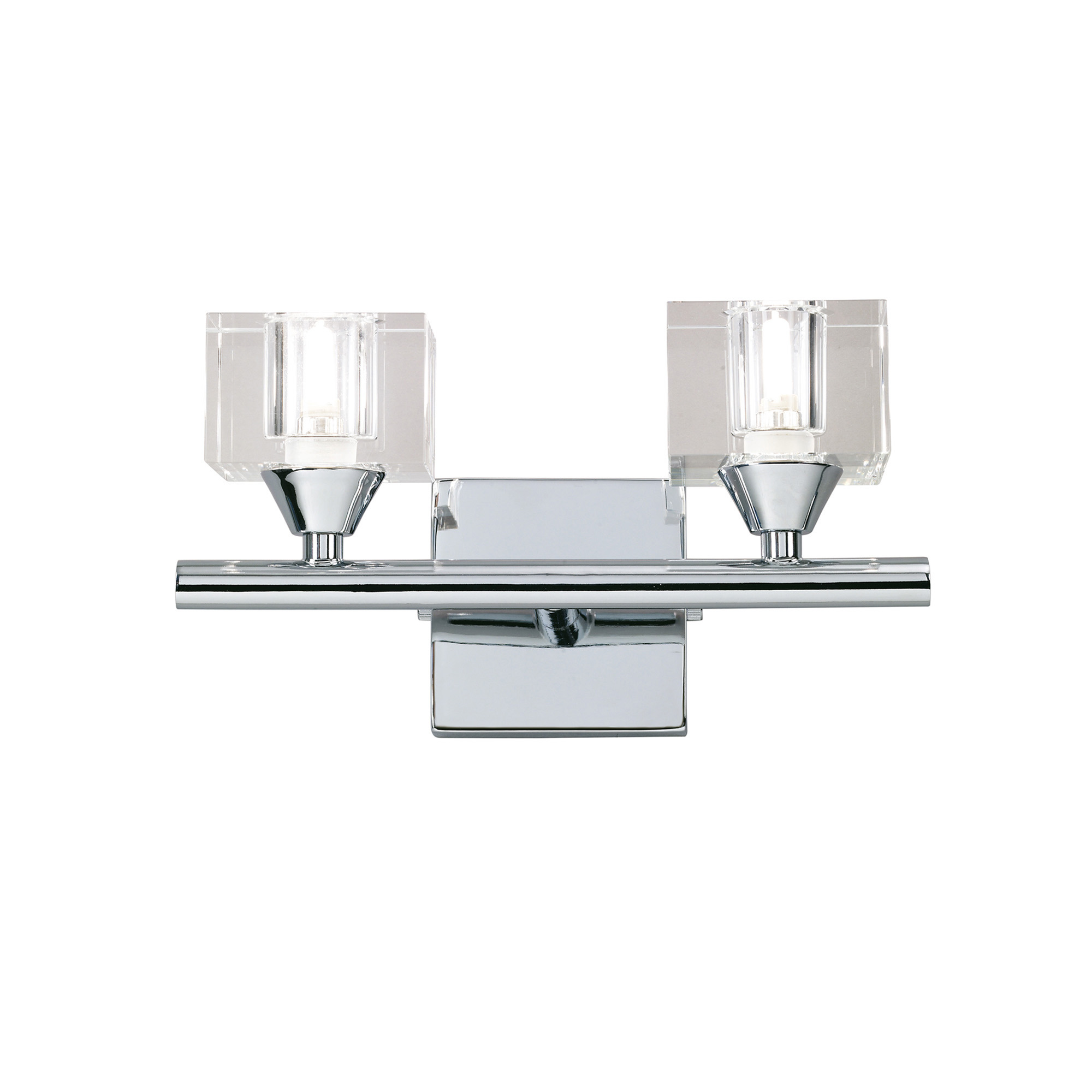 Cuadrax Polished Chrome Wall Lights Mantra Armed Wall Lights